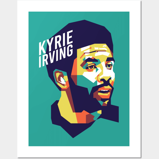 Kyrie Irving on WPAP Style #1 Wall Art by pentaShop